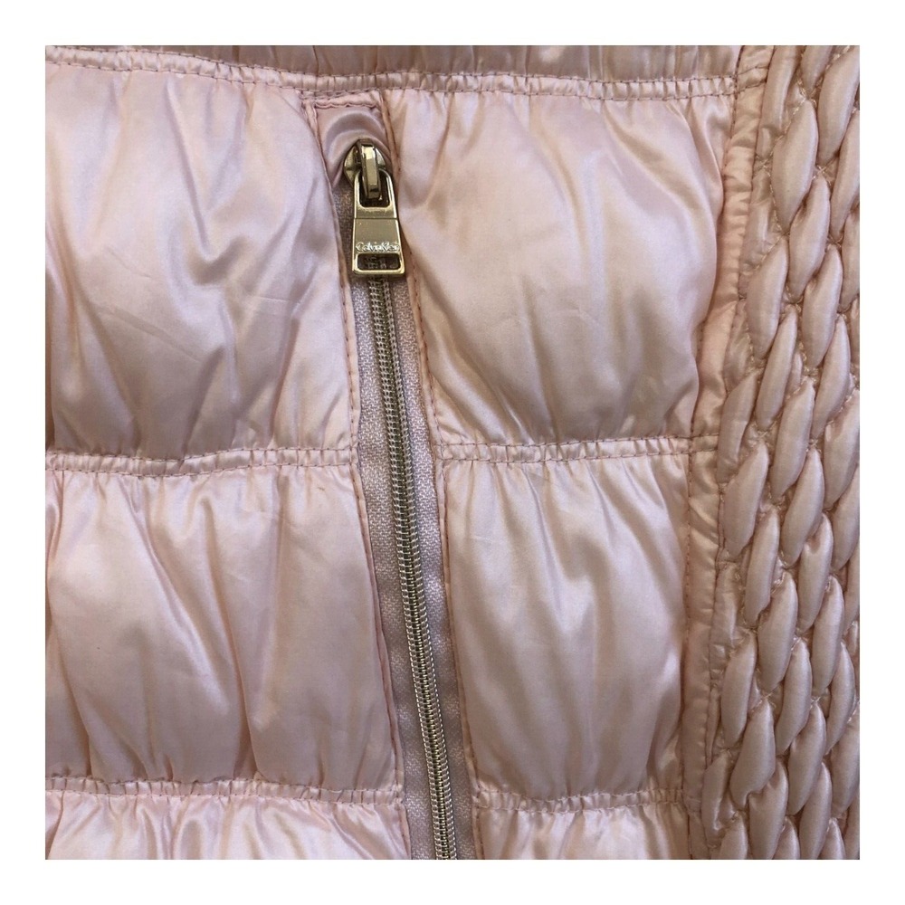 Calvin Klein Pink Quilted Lightweight Full zipper Cozy Snow Premium Down 3X - Picture 9 of 16